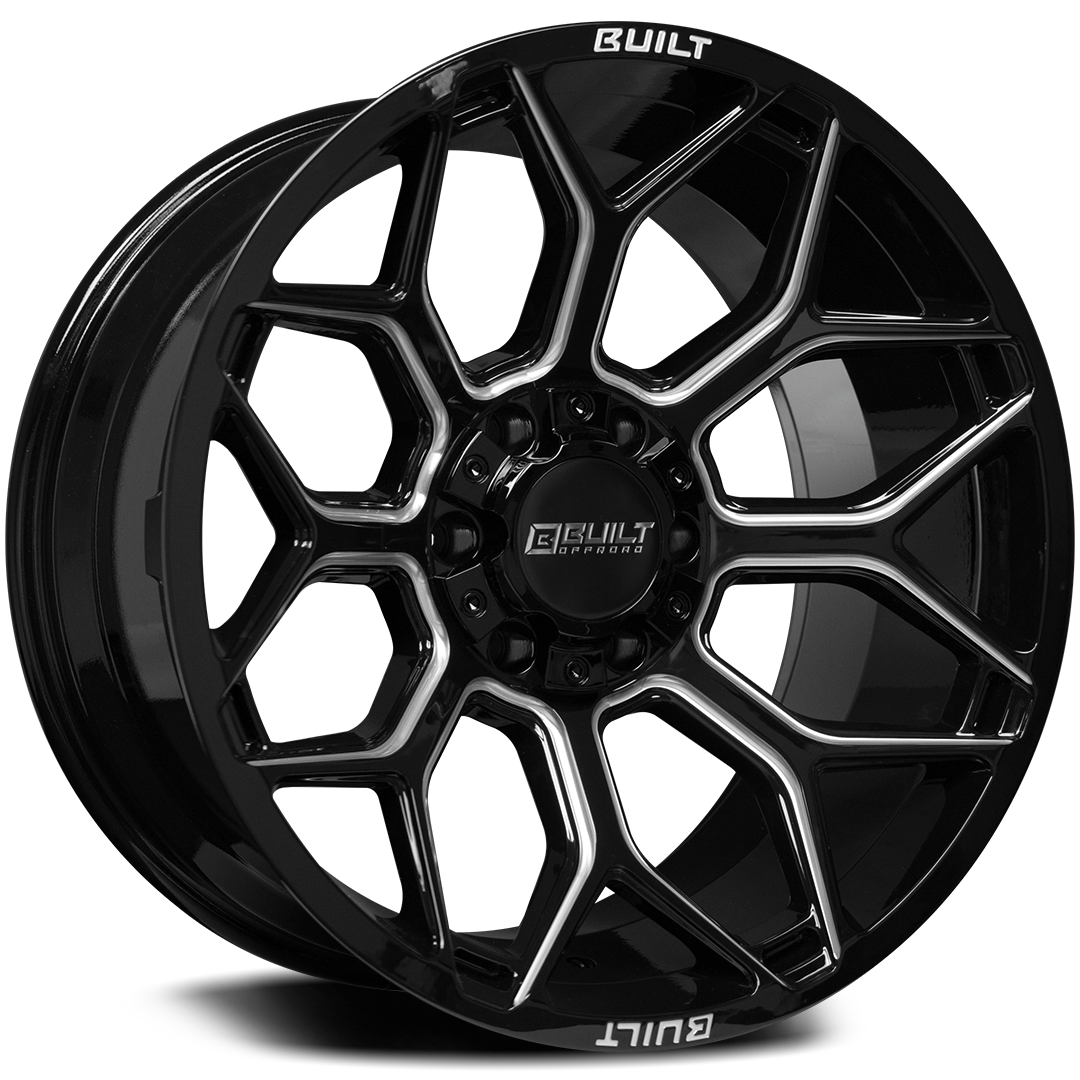 BUILT OFF-ROAD BTO-4 - Gloss Black Milled