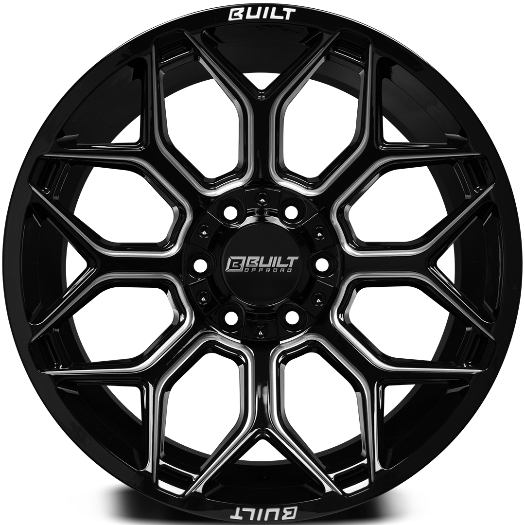 BUILT OFF-ROAD BTO-4 - Gloss Black Milled