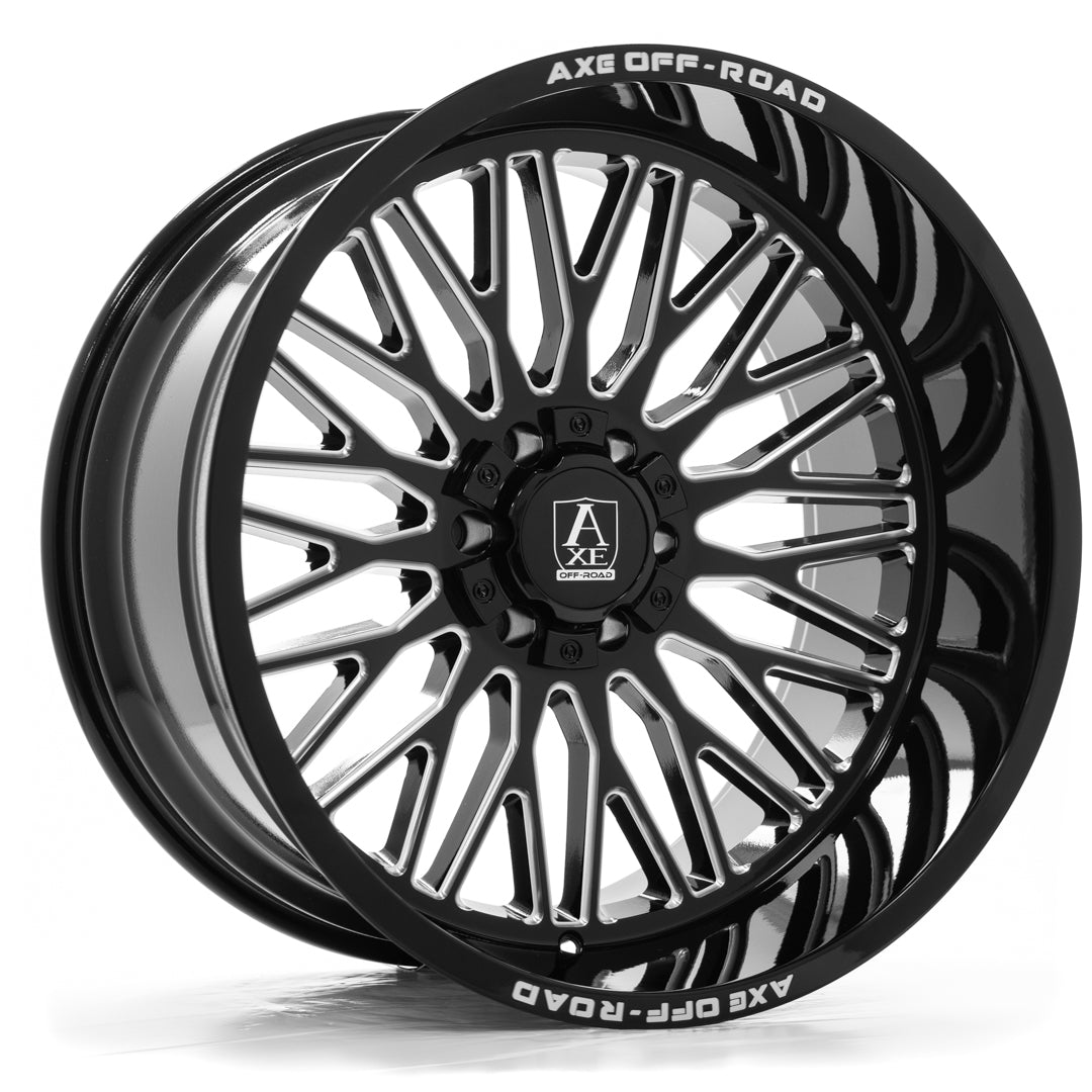 AXE WHEELS KRATOS - Gloss Black Milled